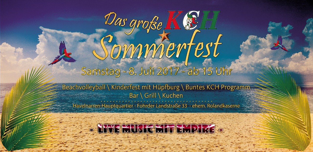 Sommerfest beim KCH 2017